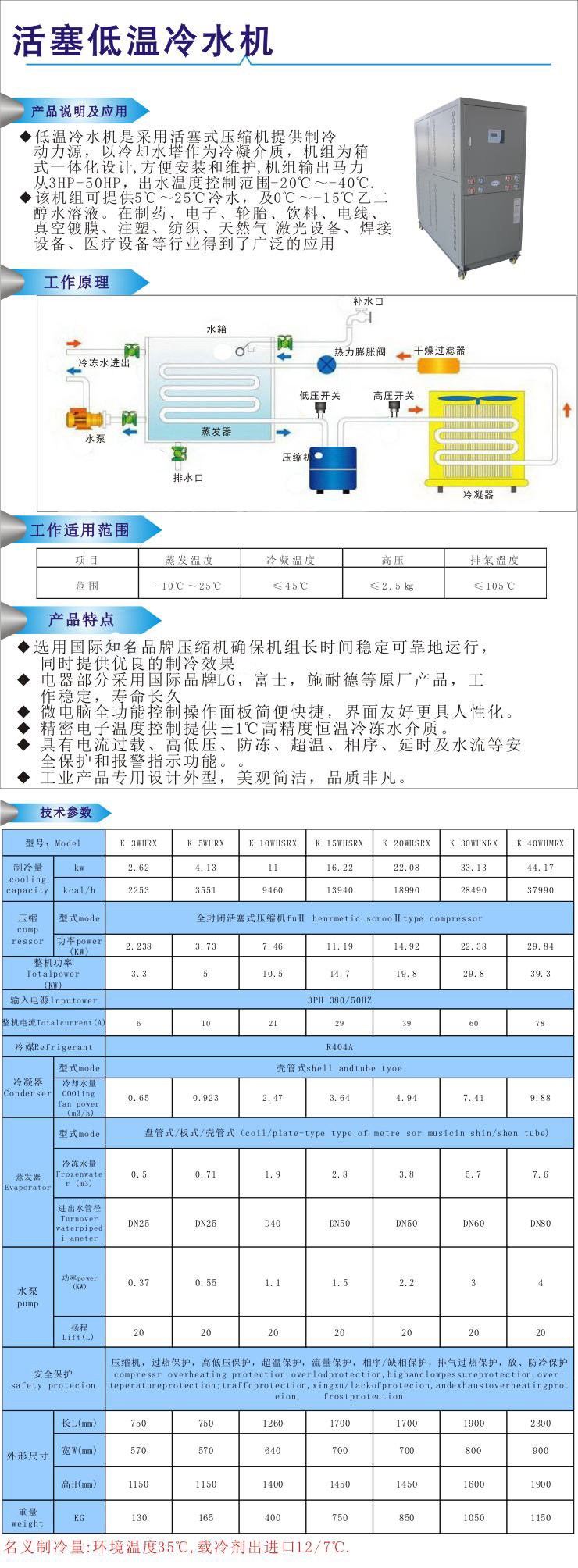 活塞低溫冷水機(jī)